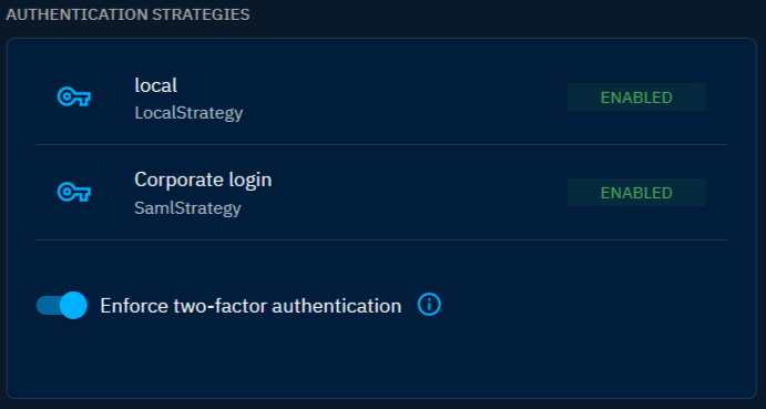 Authentication strategies