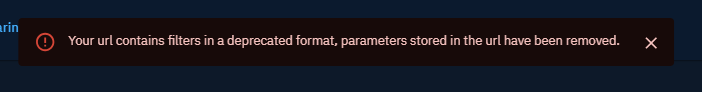 URL warning