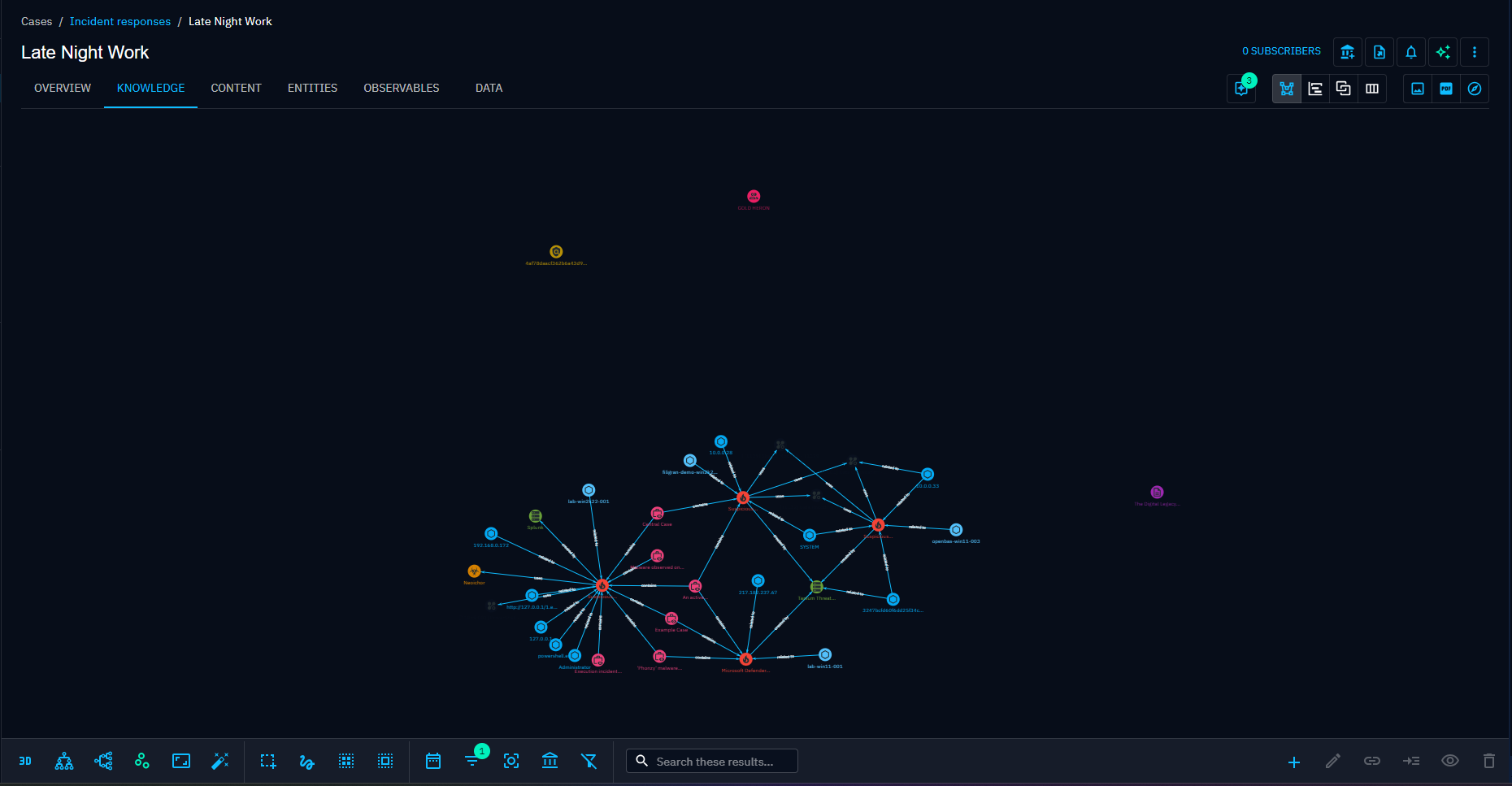 Graph View of a Case