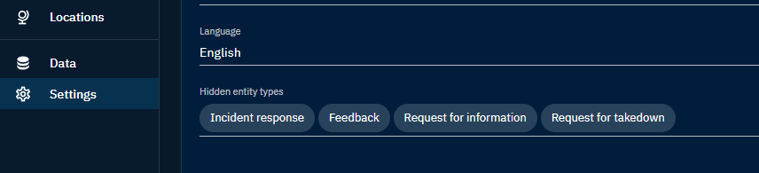 Hide categories globally