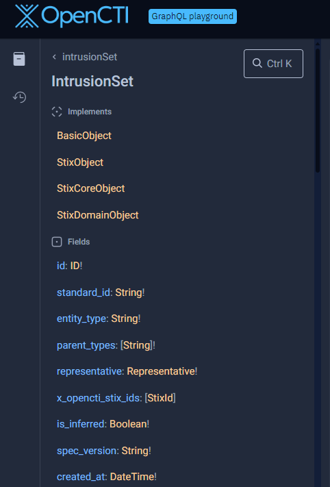 STIX meta model