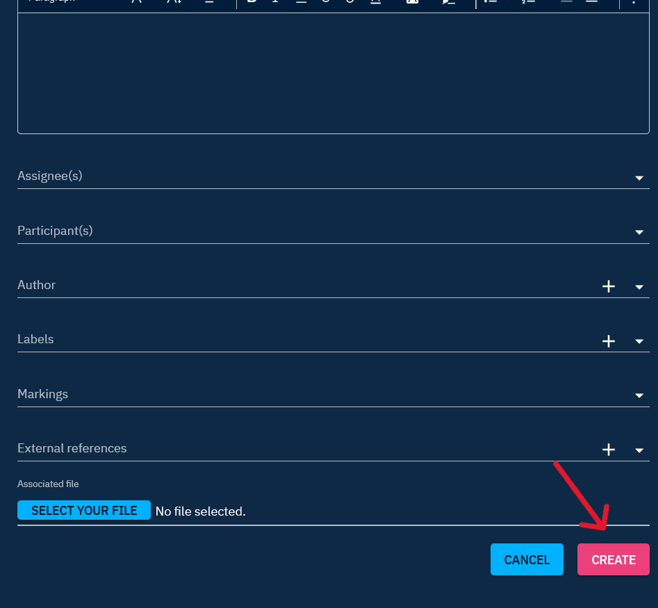 Create report